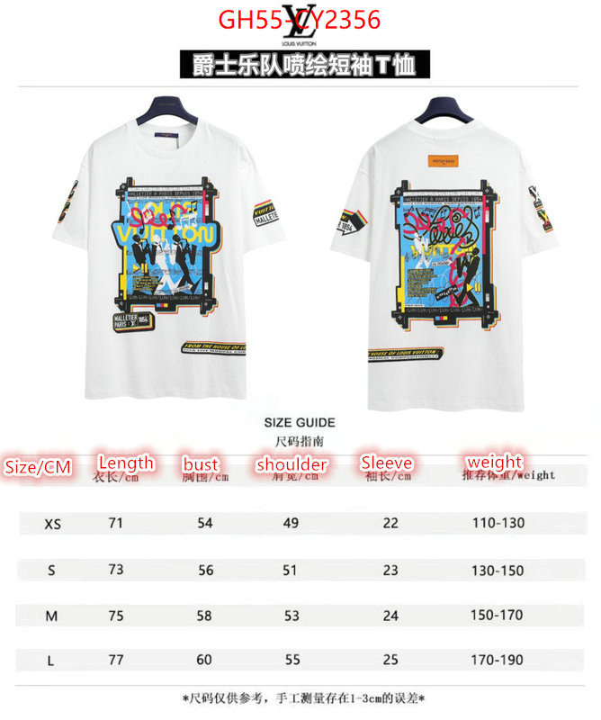 Clothing-LV first top ID: CY2356 $: 55USD