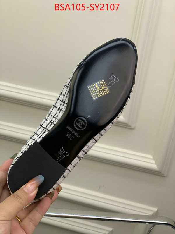 Women Shoes-Chanel best replica 1:1 ID: SY2107 $: 105USD