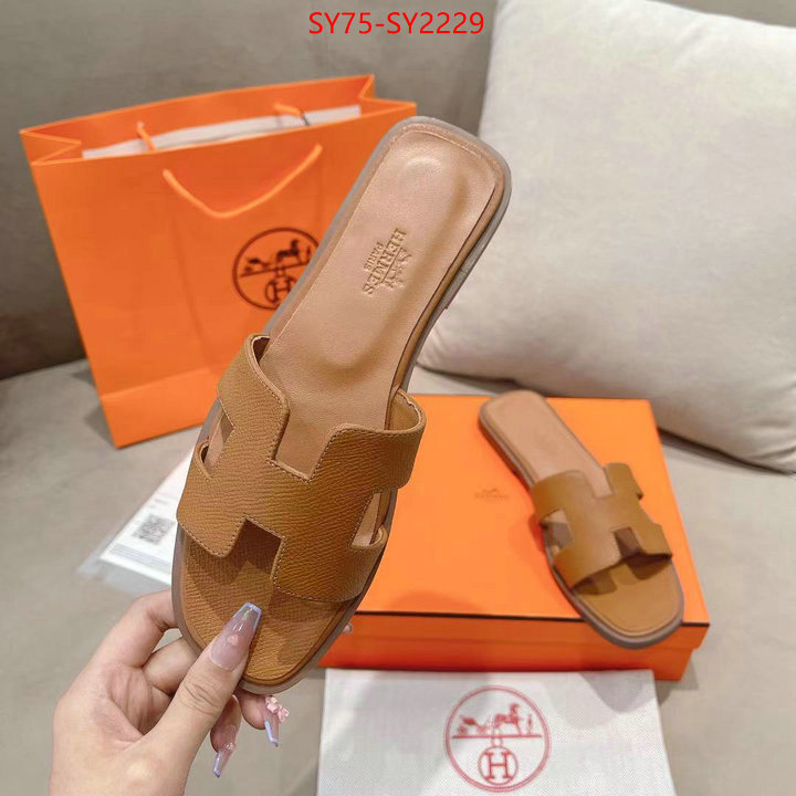 Women Shoes-Hermes best replica new style ID: SY2229 $: 75USD