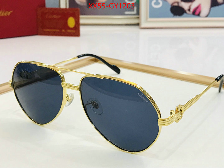 Glasses-Cartier,what 1:1 replica ID: GY1203,$: 55USD