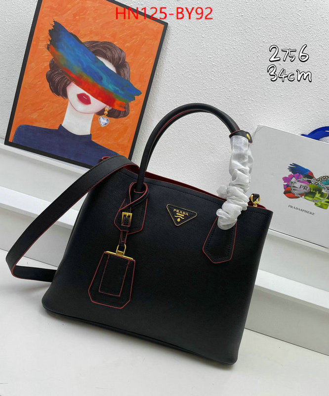 Prada Bags(4A)-Handbag-,shop cheap high quality 1:1 replica ID: BY92,$: 125USD