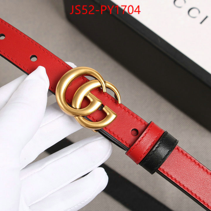 Belts-Gucci,top quality designer replica ID: PY1704,$: 52USD