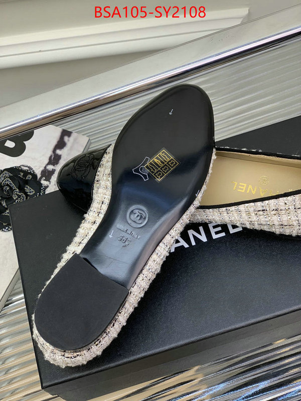 Women Shoes-Chanel best site for replica ID: SY2108 $: 105USD