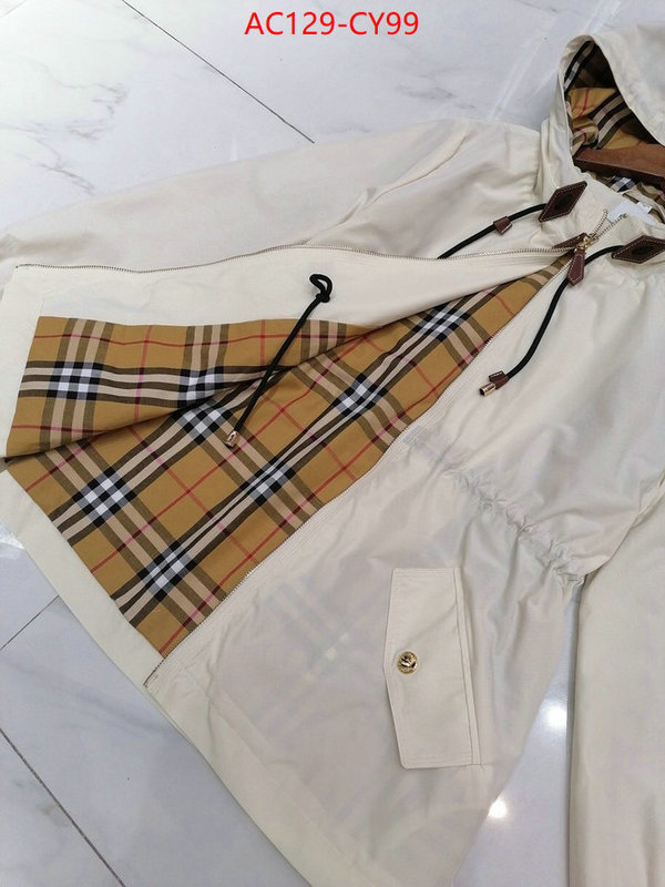 Clothing-Burberry,aaaaa+ replica designer ID: CY99,$: 129USD