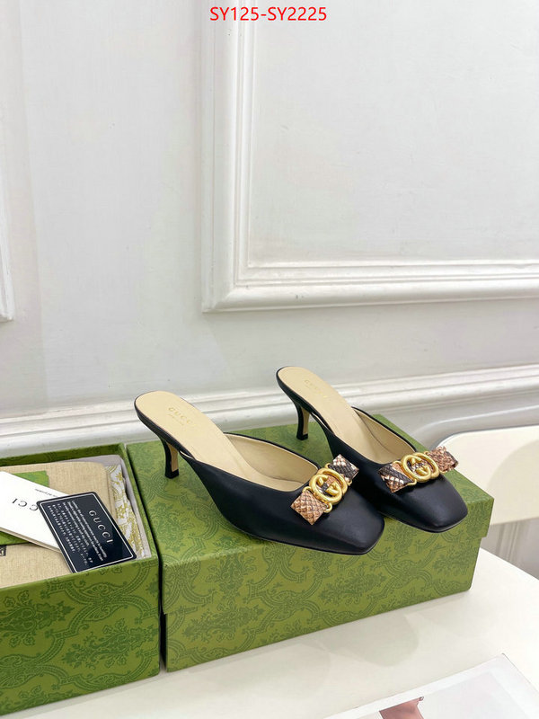 Women Shoes-Gucci buy best quality replica ID: SY2225 $: 125USD