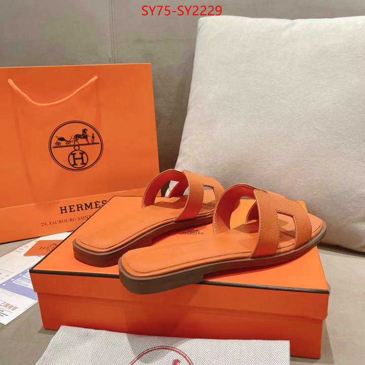 Women Shoes-Hermes best replica new style ID: SY2229 $: 75USD