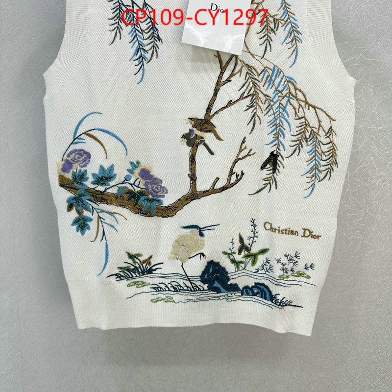 Clothing-Dior,shop designer replica ID: CY1297,$: 109USD