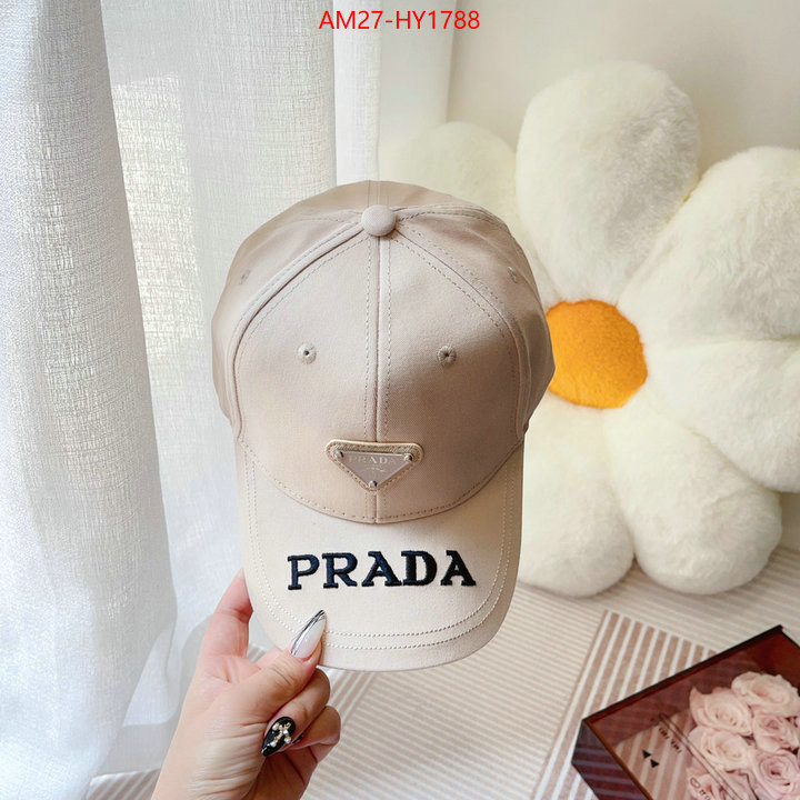 Cap(Hat)-Prada where can i buy the best 1:1 original ID: HY1788 $: 27USD