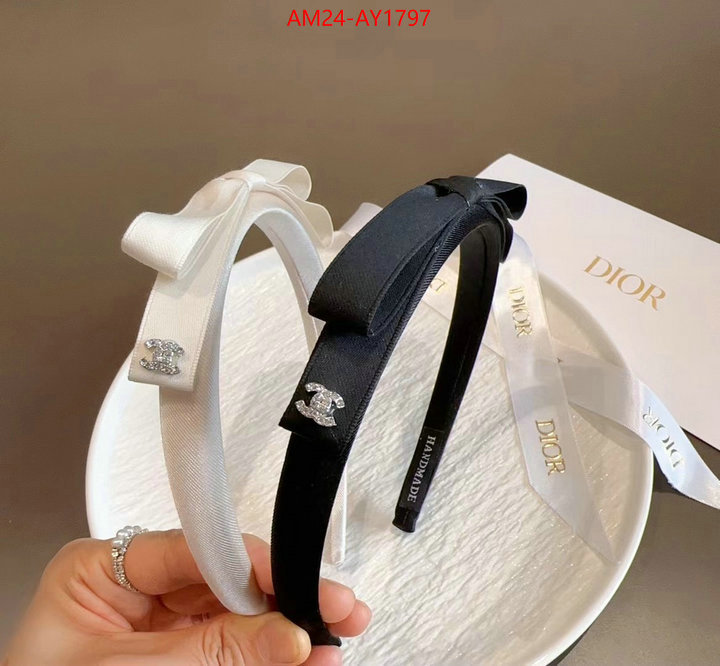 Hair band-Chanel outlet sale store ID: AY1797 $: 24USD