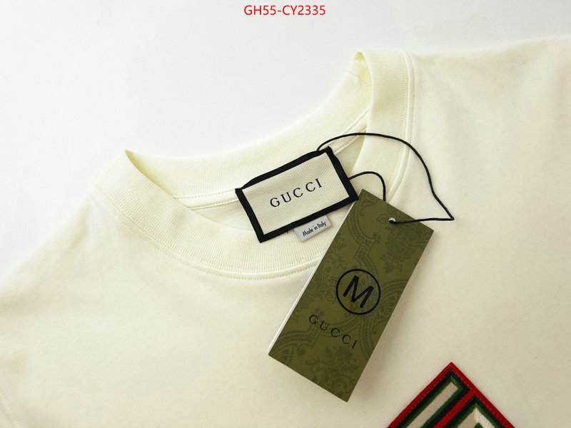 Clothing-Gucci online sale ID: CY2335 $: 55USD