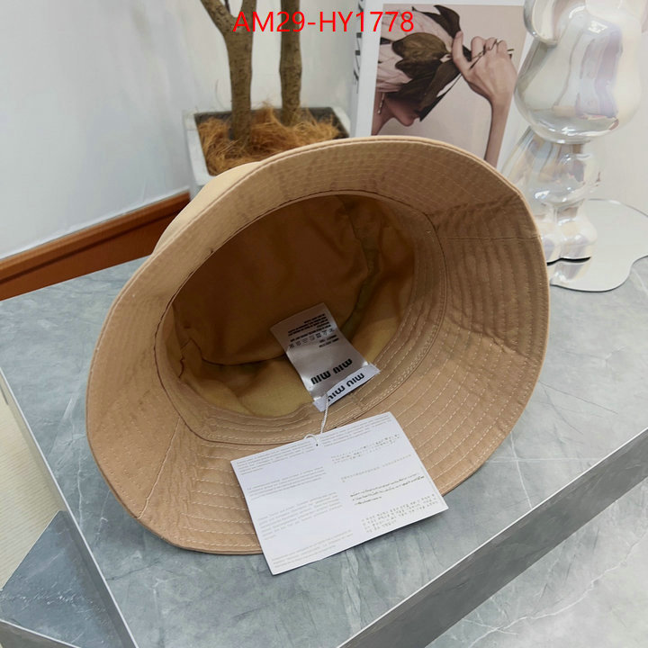 Cap(Hat)-Miu Miu shop now ID: HY1778 $: 29USD