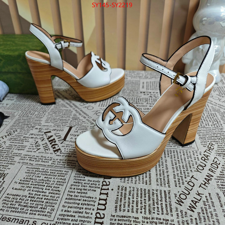 Women Shoes-Gucci best replica new style ID: SY2219 $: 145USD