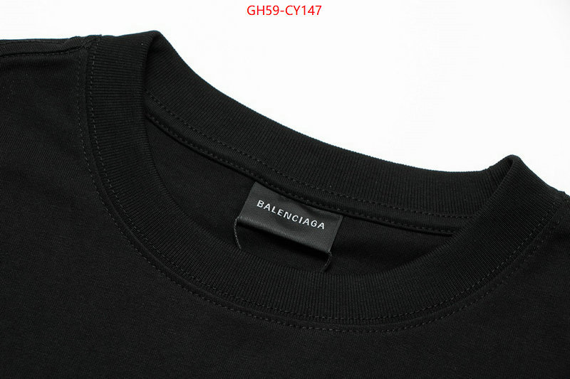 Clothing-Balenciaga,wholesale designer shop ID: CY147,$: 59USD