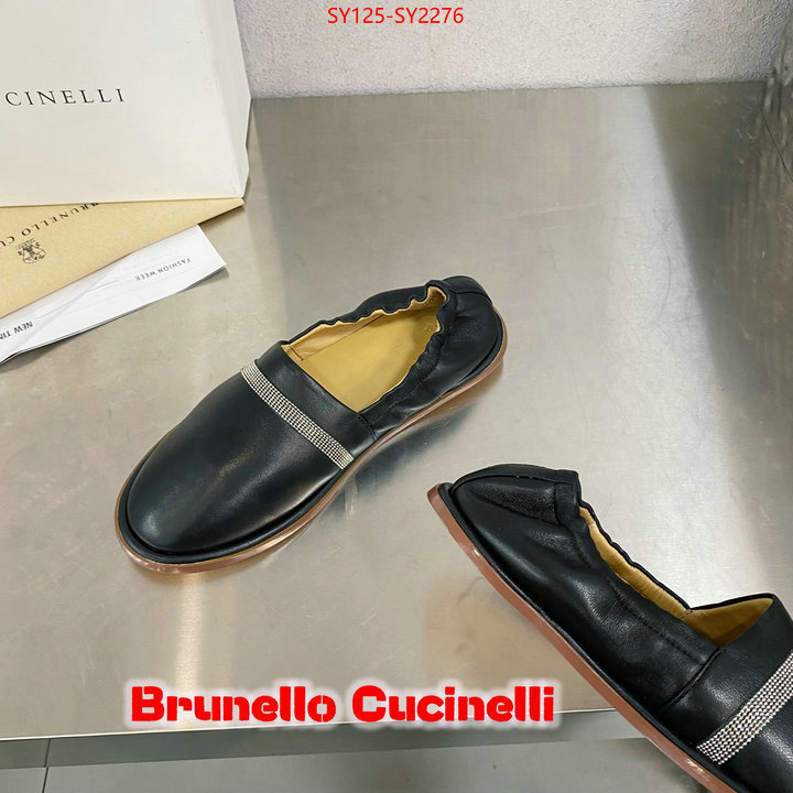 Women Shoes-Brunello cucinelli customize the best replica ID: SY2276 $: 125USD