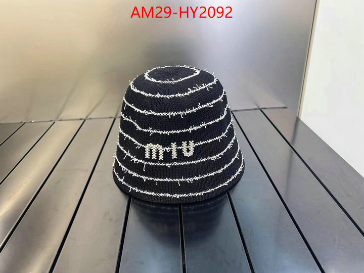Cap(Hat)-Miu Miu top sale ID: HY2092 $: 29USD