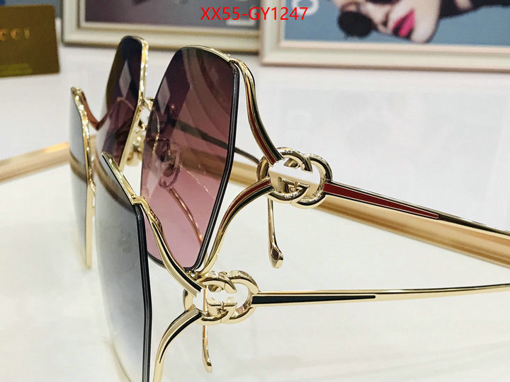 Glasses-Gucci,how to find replica shop ID: GY1247,$: 55USD