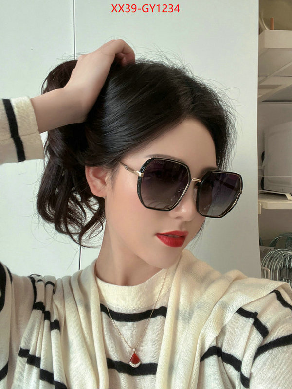 Glasses-Gucci,top perfect fake ID: GY1234,$: 39USD