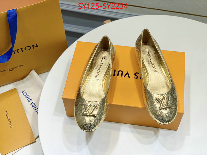 Women Shoes-LV the highest quality fake ID: SY2234 $: 125USD