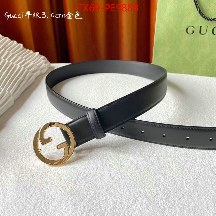 Belts-Gucci,high quality aaaaa replica ID: PE9888,$: 69USD