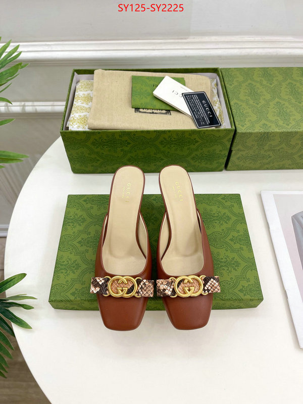 Women Shoes-Gucci buy best quality replica ID: SY2225 $: 125USD