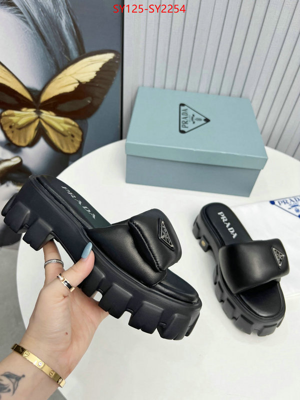 Women Shoes-Prada aaaaa class replica ID: SY2254 $: 125USD