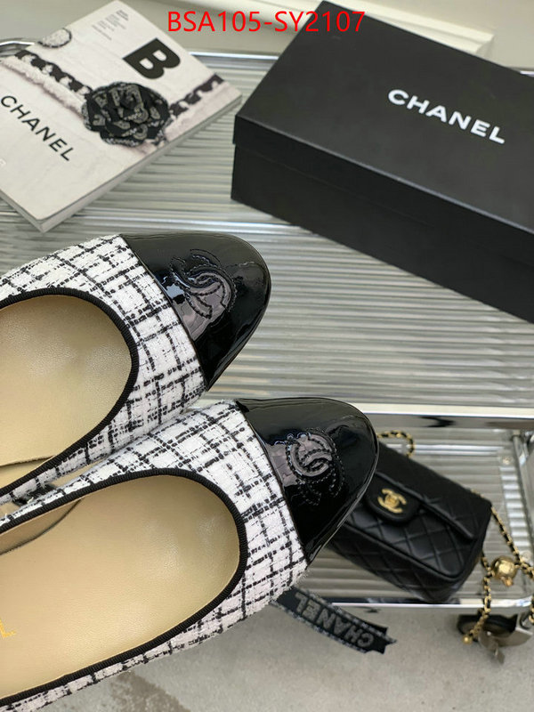 Women Shoes-Chanel best replica 1:1 ID: SY2107 $: 105USD