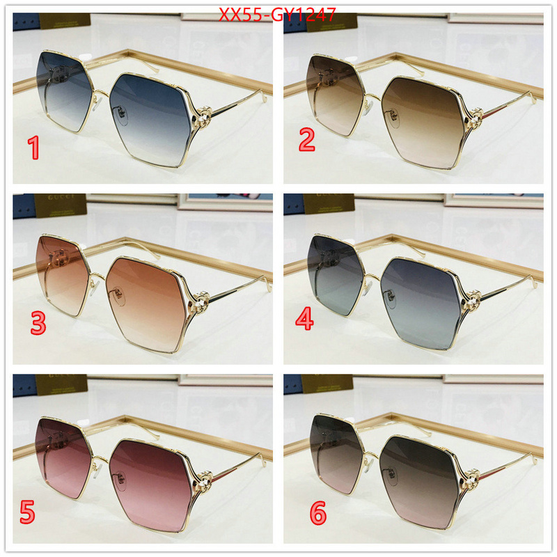 Glasses-Gucci,how to find replica shop ID: GY1247,$: 55USD