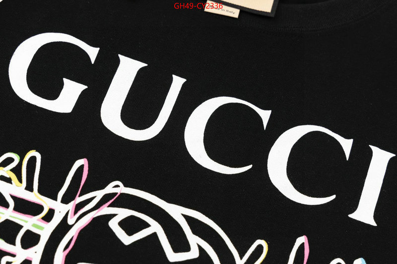 Clothing-Gucci hot sale ID: CY2336 $: 49USD