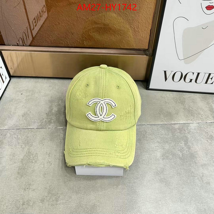 Cap (Hat)-Chanel top 1:1 replica ID: HY1742 $: 27USD