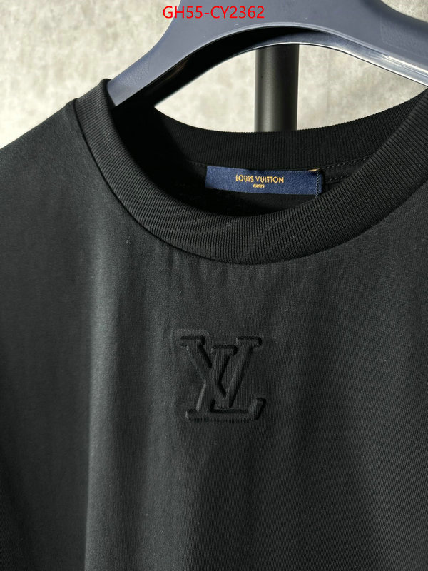 Clothing-LV top fake designer ID: CY2362 $: 55USD