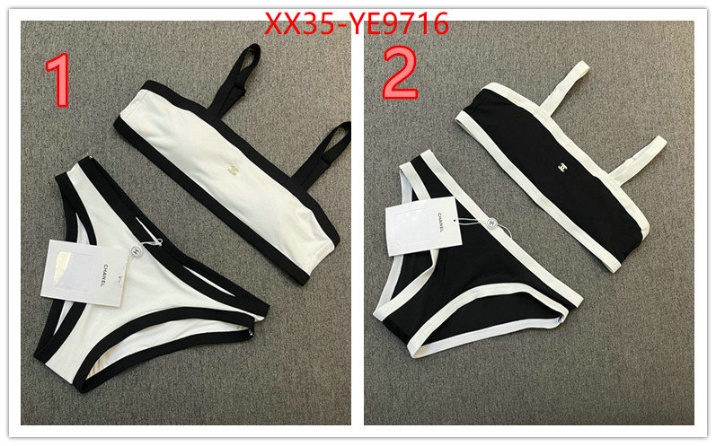 Swimsuit-Chanel,cheap replica ID: YE9716,$: 35USD