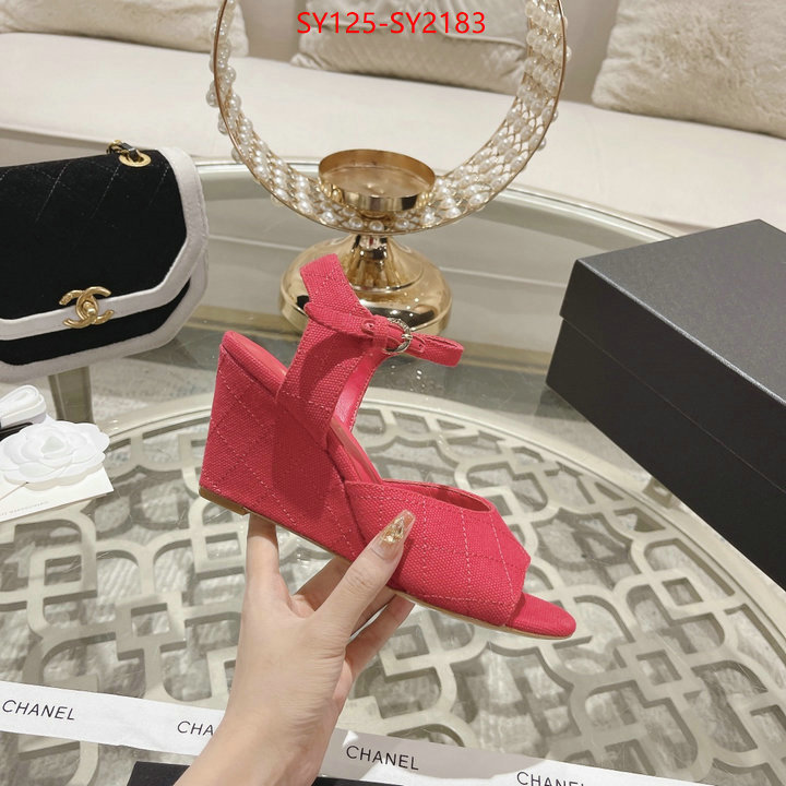 Women Shoes-Chanel luxury ID: SY2183 $: 125USD