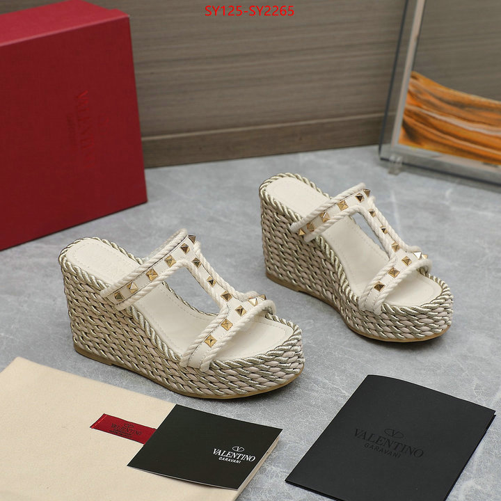 Women Shoes-Valentino high-end designer ID: SY2265 $: 125USD