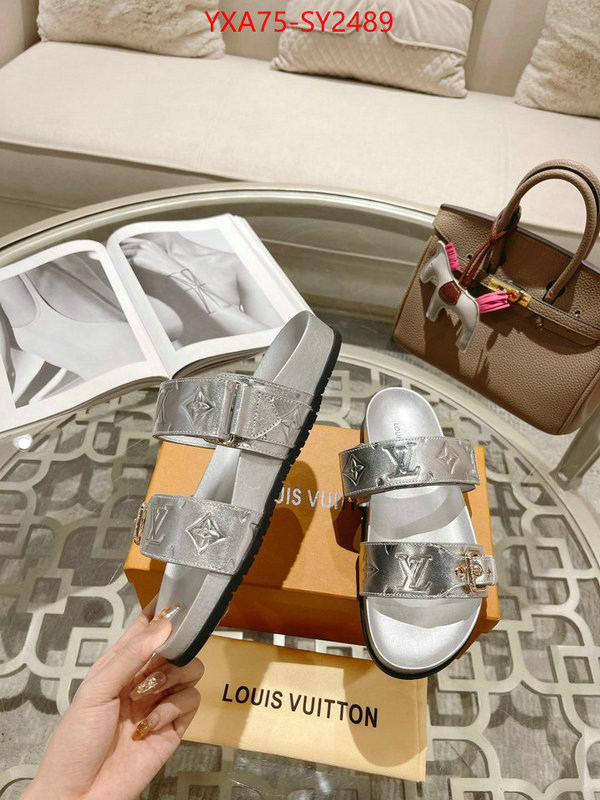 Women Shoes-LV aaaaa class replica ID: SY2489 $: 75USD