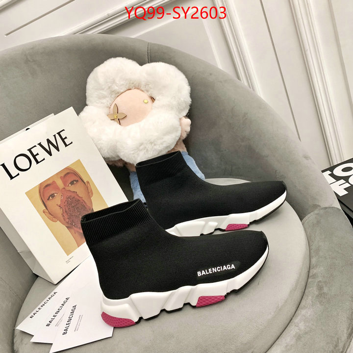 Men Shoes-Balenciaga mirror copy luxury ID: SY2603 $: 99USD