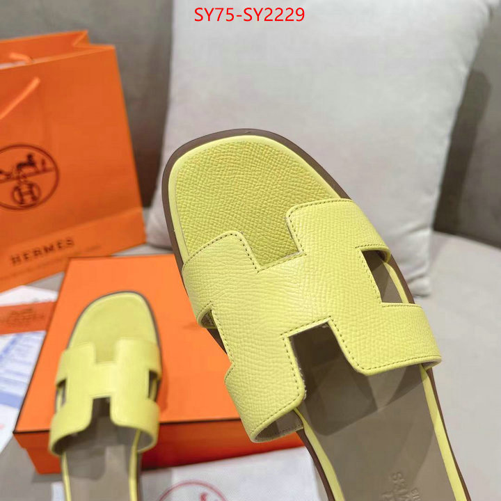 Women Shoes-Hermes best replica new style ID: SY2229 $: 75USD