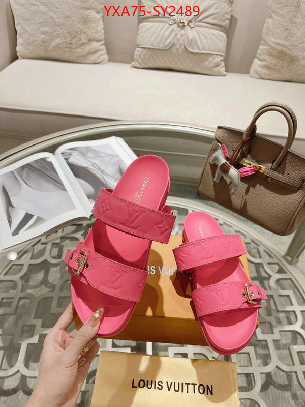 Women Shoes-LV aaaaa class replica ID: SY2489 $: 75USD