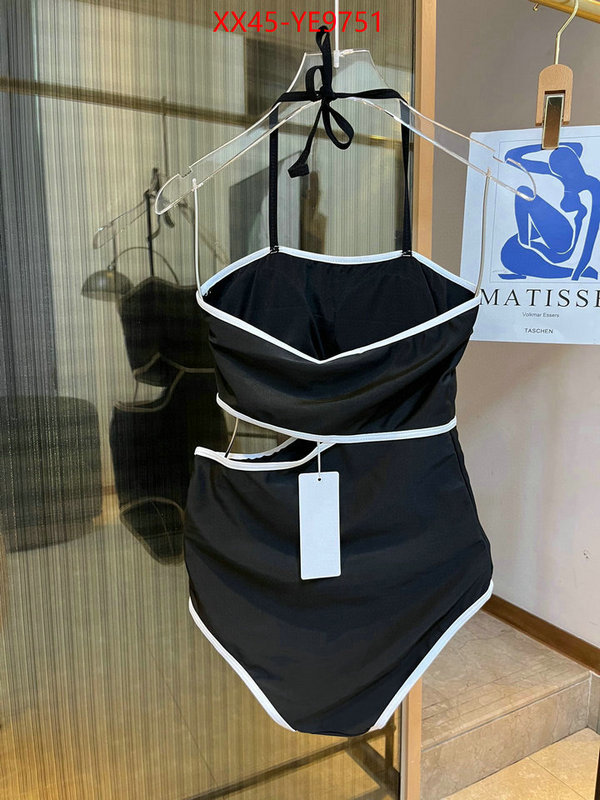 Swimsuit-Chanel,where to buy fakes ID: YE9751,$: 45USD