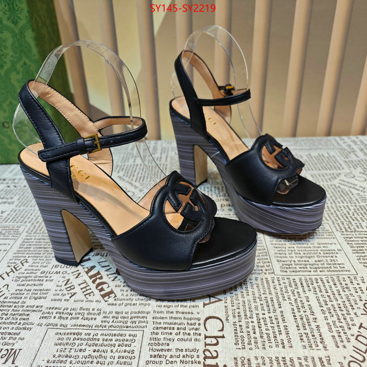 Women Shoes-Gucci best replica new style ID: SY2219 $: 145USD