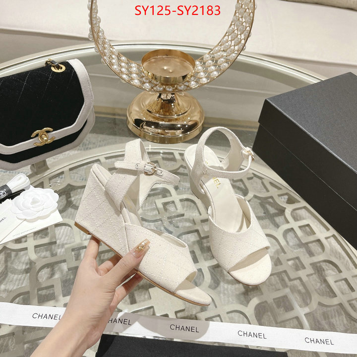 Women Shoes-Chanel luxury ID: SY2183 $: 125USD