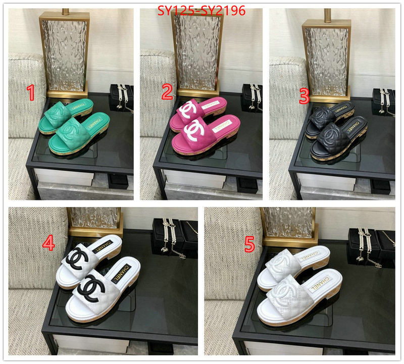 Women Shoes-Chanel where to find the best replicas ID: SY2196 $: 125USD