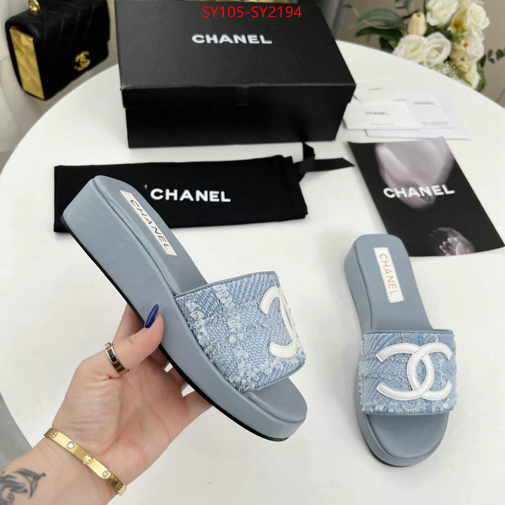 Women Shoes-Chanel 2023 replica wholesale cheap sales online ID: SY2194 $: 105USD