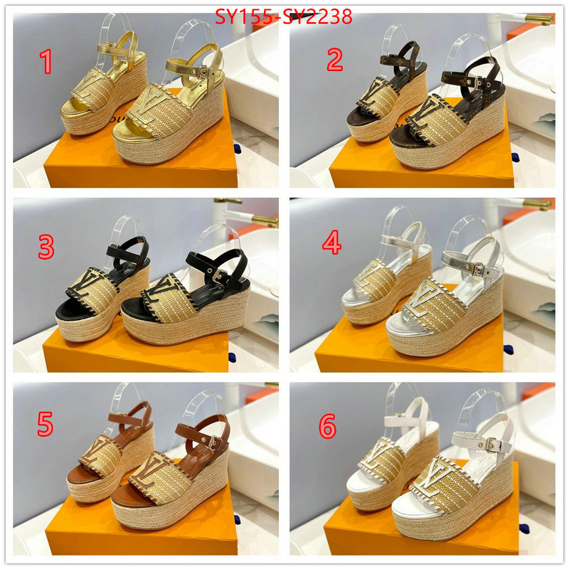 Women Shoes-LV luxury fashion replica designers ID: SY2238 $: 155USD