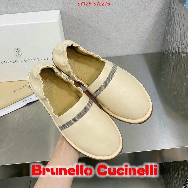 Women Shoes-Brunello cucinelli customize the best replica ID: SY2276 $: 125USD