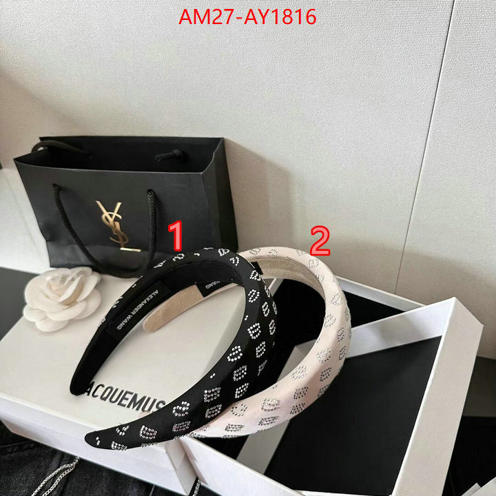 Hair band-Alexander Wang high quality perfect ID: AY1816 $: 27USD