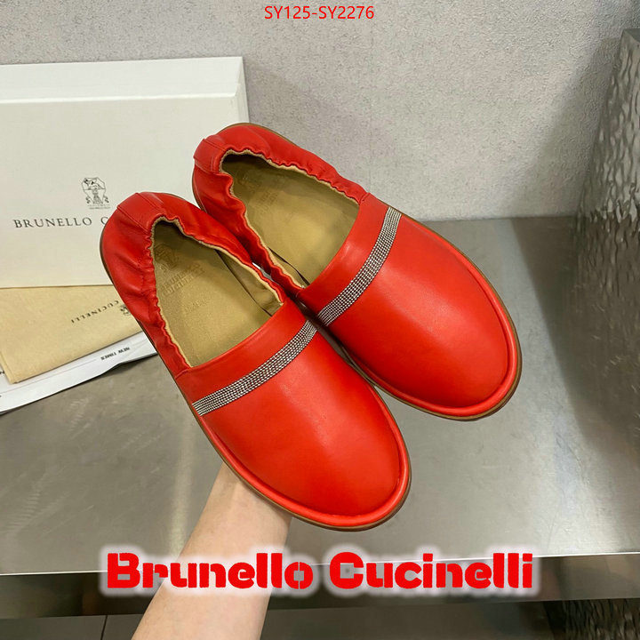 Women Shoes-Brunello cucinelli customize the best replica ID: SY2276 $: 125USD