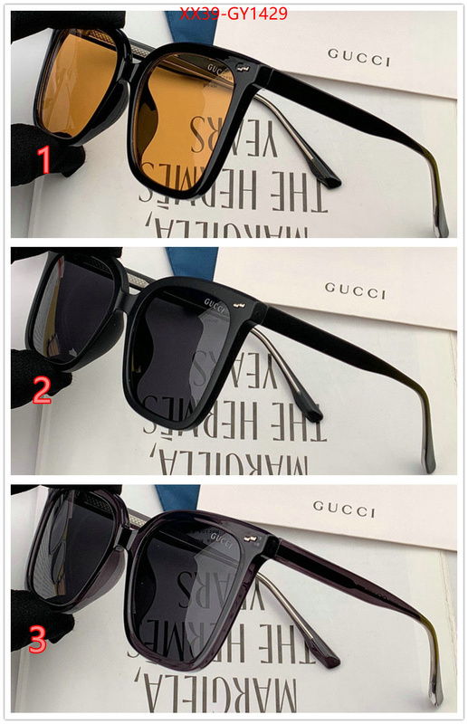 Glasses-Gucci,top 1:1 replica ID: GY1429,$: 39USD