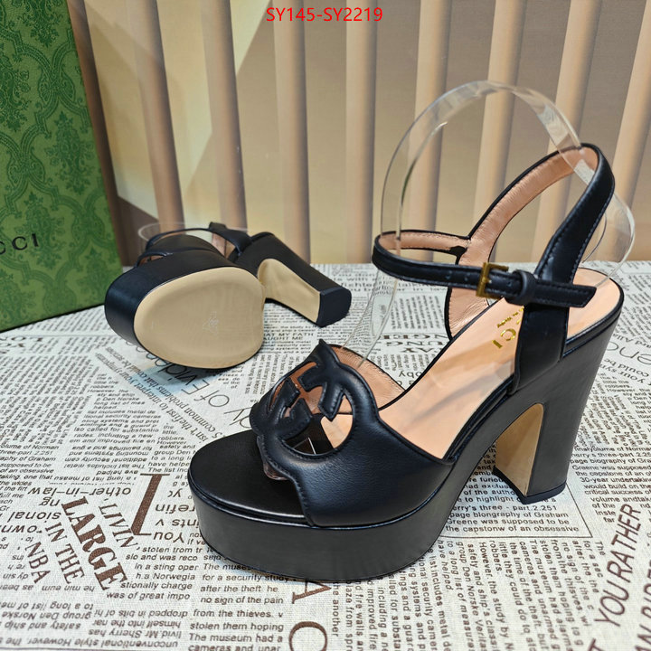 Women Shoes-Gucci best replica new style ID: SY2219 $: 145USD