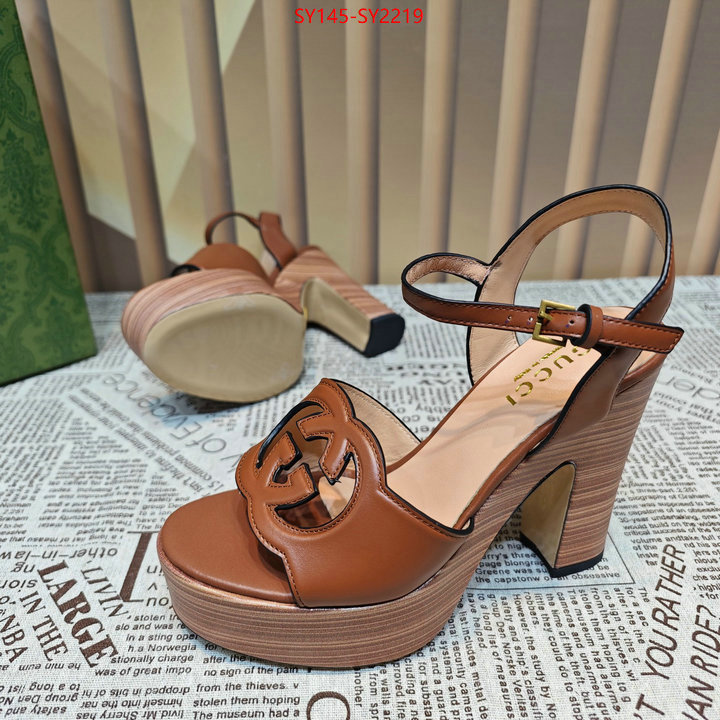 Women Shoes-Gucci best replica new style ID: SY2219 $: 145USD