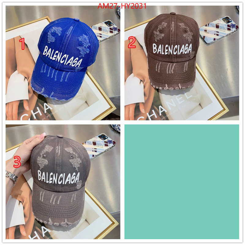 Cap(Hat)-Balenciaga mirror copy luxury ID: HY2031 $: 27USD